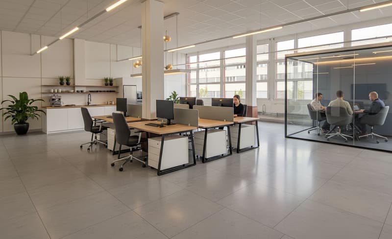 "Gut gelegene, ausgebaute und helle Bürofläche mit Wasseranschluss - 158 m2!" (2)