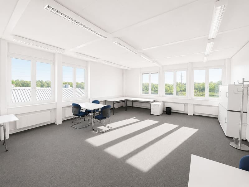 Einziehen und loslegen - 62 m² Bürofläche in Schafisheim! (3)