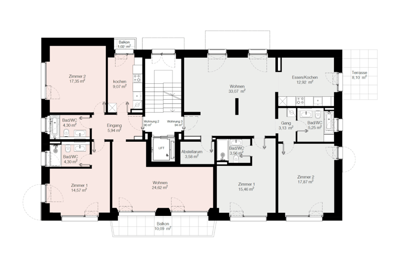 Exclusive apartment with private garden - First occupancy after core renovation (6)