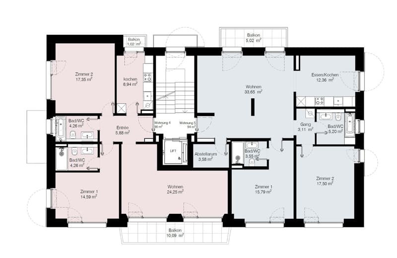 Exklusive 3.5-Zimmer-Wohnung - Erstbezug an der Dolderstrasse (2)