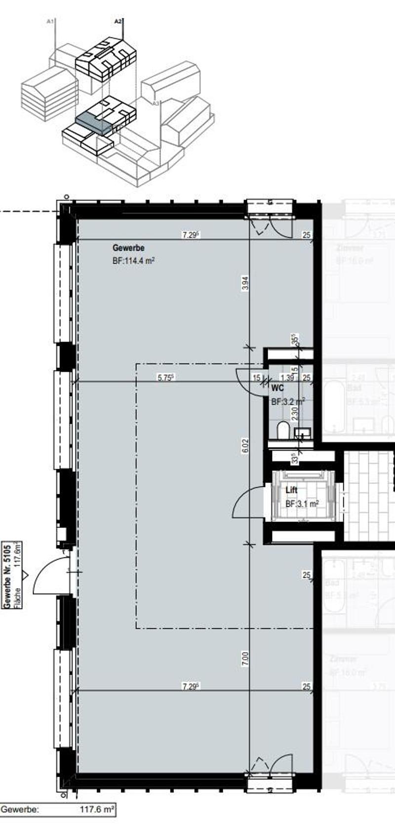 Primo affitto - Spazi commerciali attraenti tra 85 e 126 m2 (8)