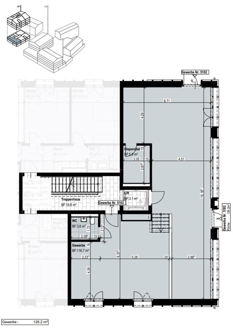 Primo affitto - Spazi commerciali attraenti tra 85 e 126 m2 (7)