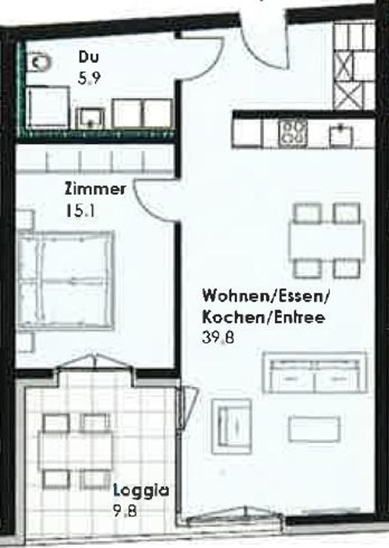 2.5 Zimmerwohnung in Rorschach (9)