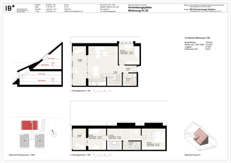Attraktive 4.5-Zimmer-Dachgeschosswohnung mit zwei Loggien (11)