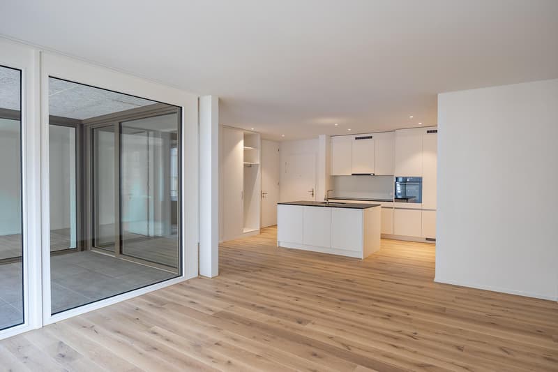 2.5 Zimmer-Dachwohnung mit Loggia und hohen Räumen (1)