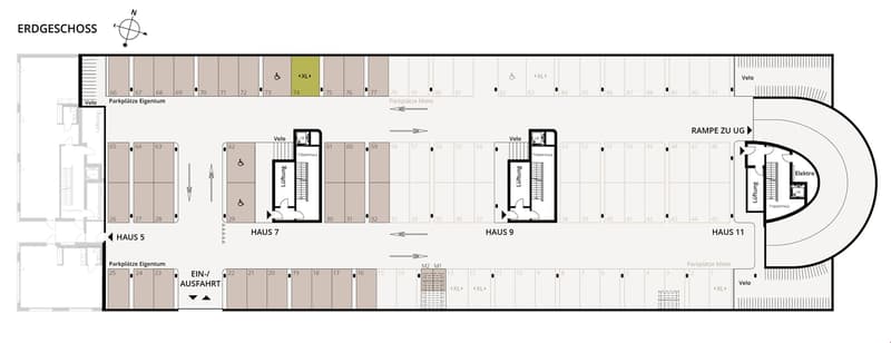 Free garage spaces Überbauung im-seidenhof.ch, Uznach (2)