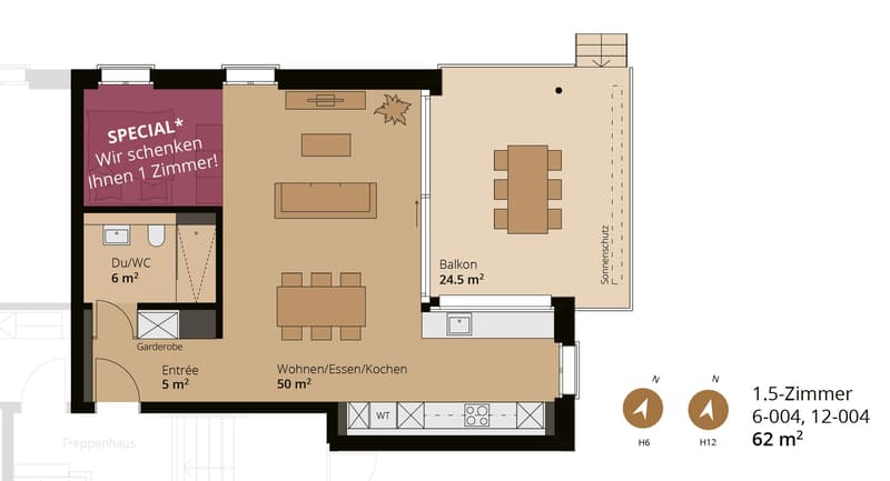 Moderne Studiowohnung in Reinach AG! (1)