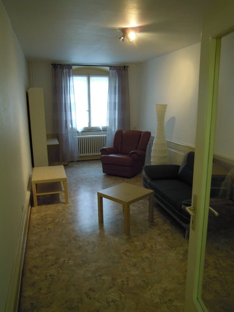 À louer appartement à Porrentruy/JU meublé de 52 m2 (1)
