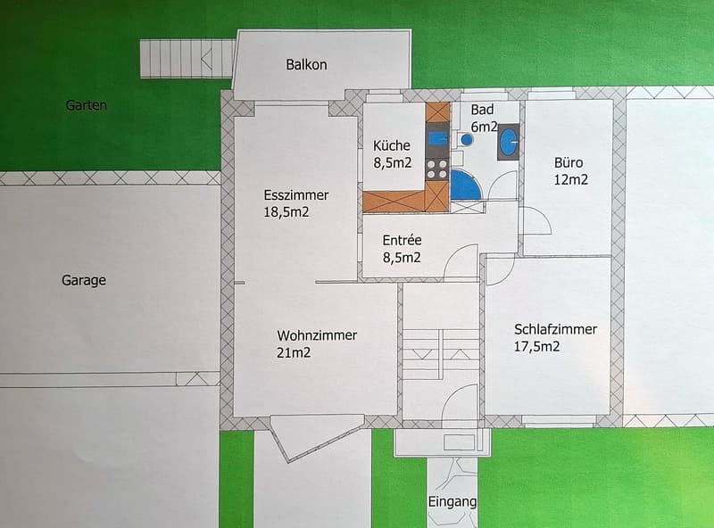 4.5 Zimmer Wohnung im Hochparterre in Riehen (5)
