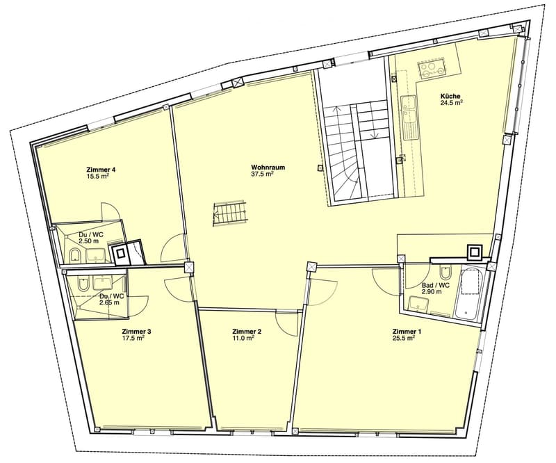 Appartamento attico di 5,5 locali con vista nella città di Werdenberg (5)