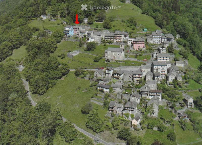 Centovalli, casa 5 loc. su 3 piani + cantina, prato da 109m2 (3)