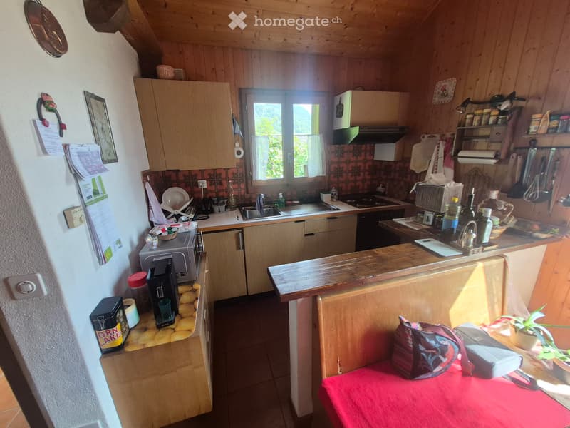 Casa di montagna con giardino e camino  Rossura (Faido) (3)