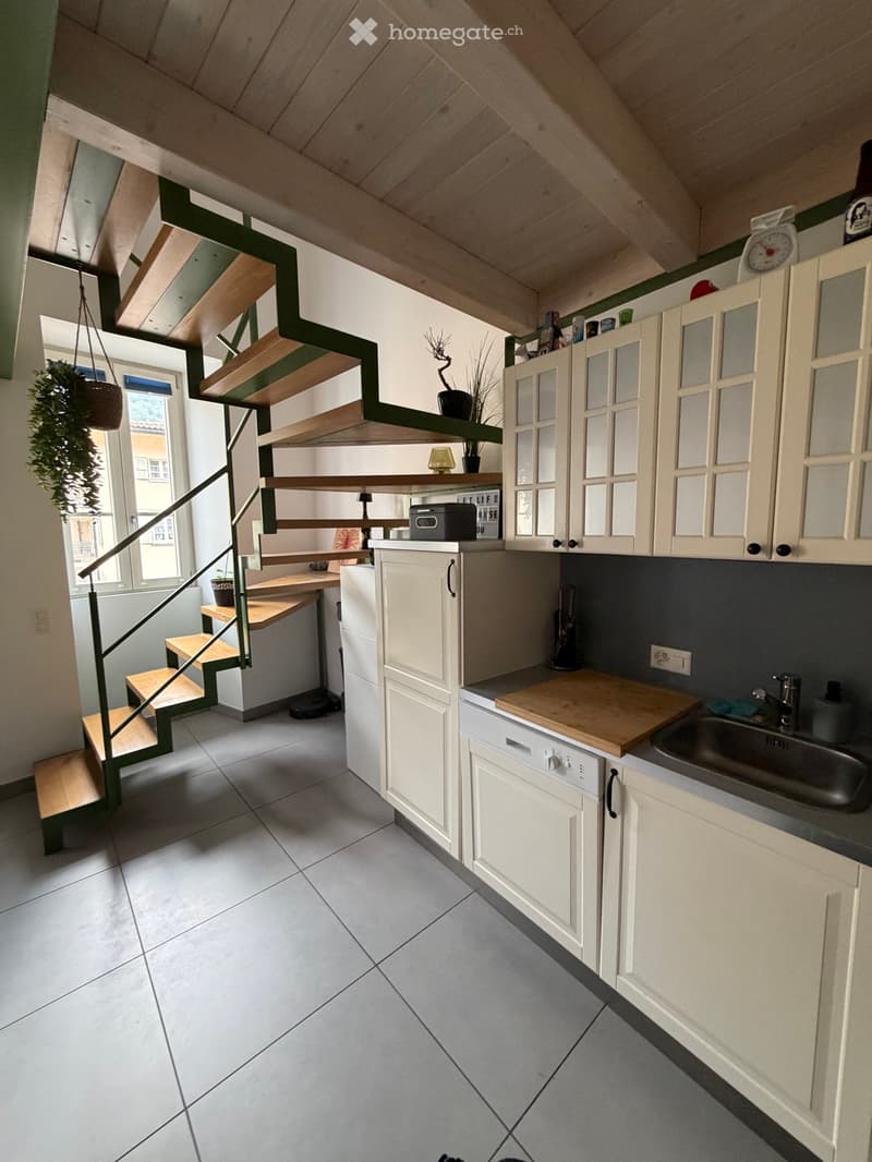 Duplex arredato 2.5 locali con soppalco Riva San Vitale (2)