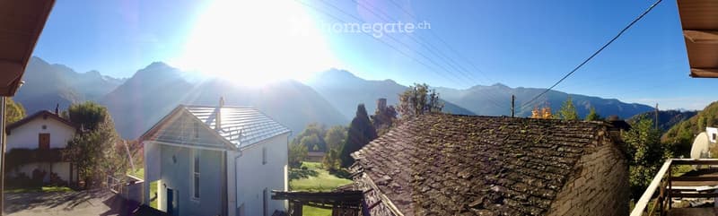 (Ferien-) Haus und Stall/Rustico in Sta. Maria im Calancatal (4)