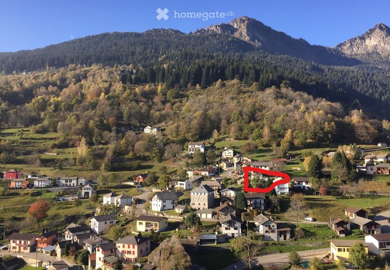 (Ferien-) Haus und Stall/Rustico in Sta. Maria im Calancatal (5)
