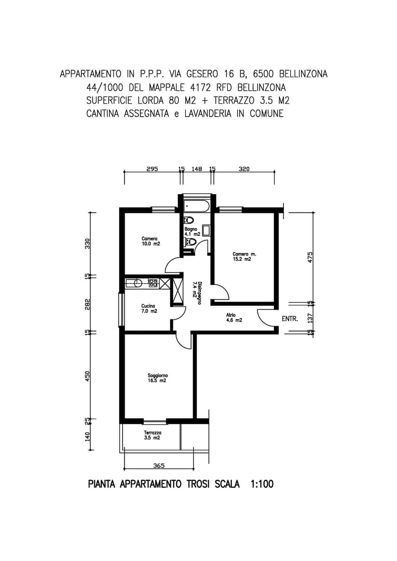 Vendo Appartamento Centro Bellinzona. (2)