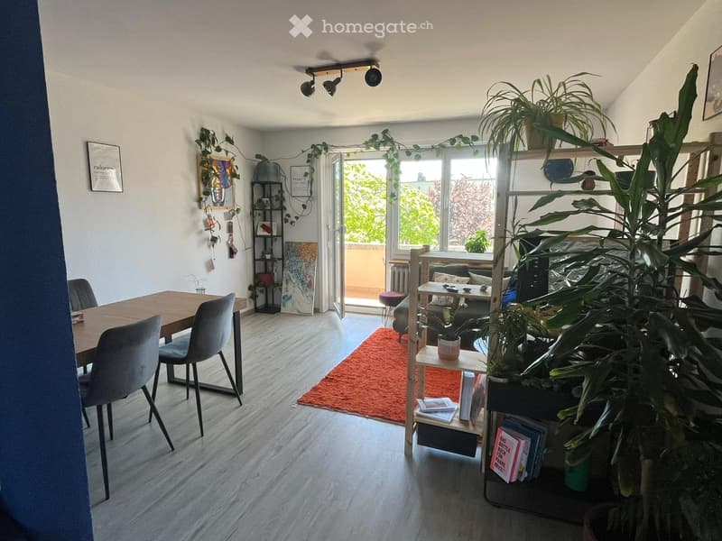 Top gelegene, helle 3-Zi.-Wohnung mit Balkon und Terrasse (1)