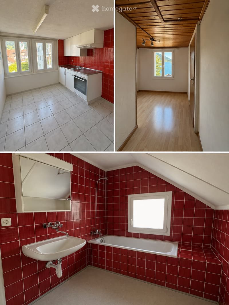 Kleine 4 Zimmerdachwohnung mit Seesicht in 6415 Arth (2)