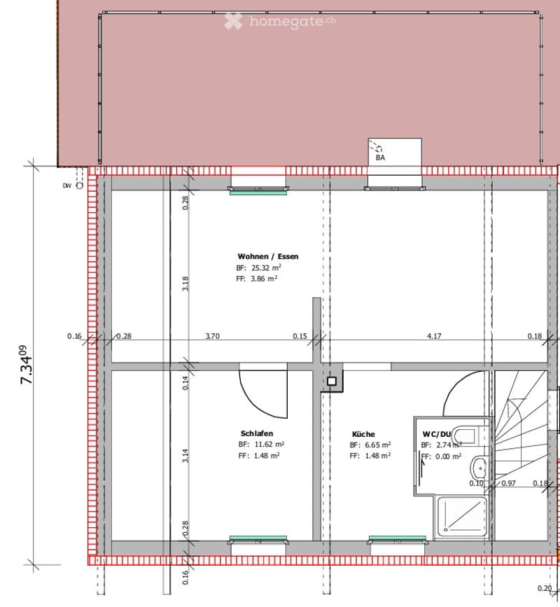 Zu vermieten ab 1. Juli 2026 2,5 Zimmerwohnung in Luterbach (5)