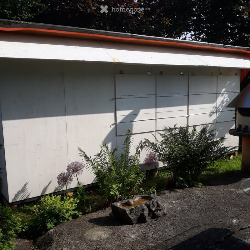 Holzhaus weiss 6 x 3 Meter (1)