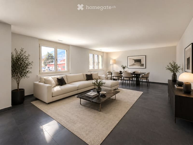 Moderne 4.5-Zimmer-Wohnung mit Minergie-Standard in Trimmis (1)