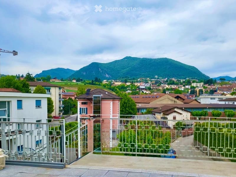2,5 Locali con TERRAZZO vista colline e vigneti a Balerna (2)