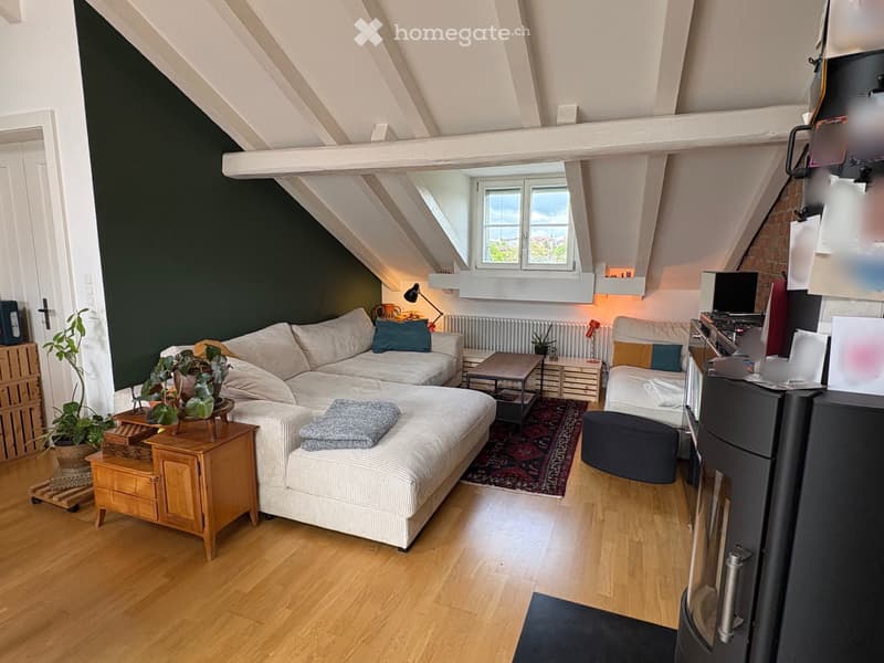 Möblierte 2.5-Zimmer-Dachwohnung mit Terrasse (2)