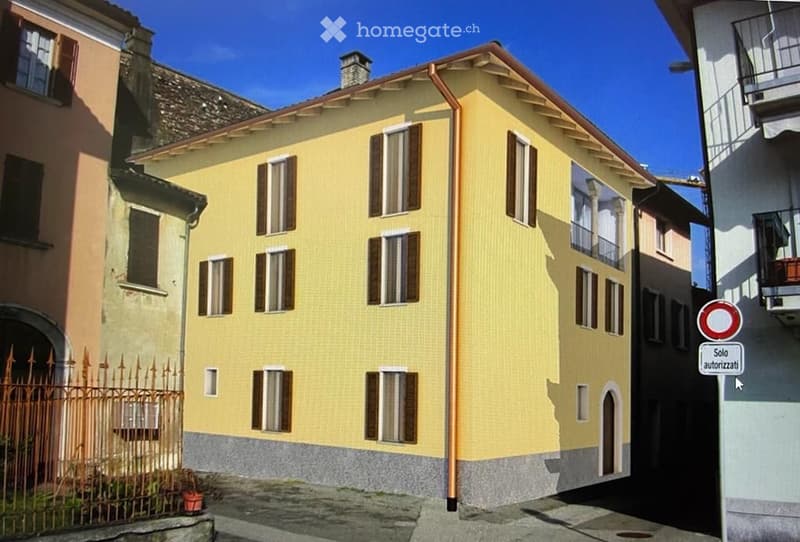 Genestrerio vendo palazzina da ristrutt. di 4 appartamenti (1)