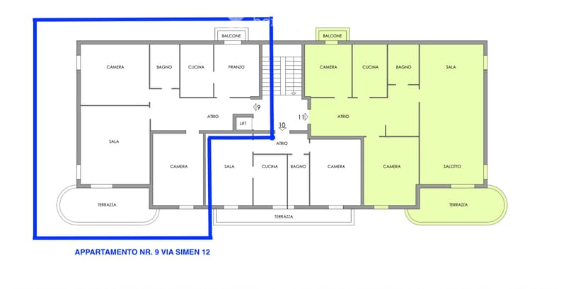ZONA SCUOLE, POSIZIONE STRATEGICA - 4 e 1/2 RISTRUTTURATO (5)