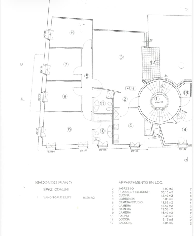 Ampio appartamento in zona centrale (4)