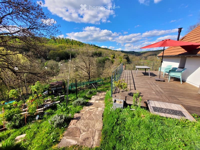 7 Zi-Haus in Belverne 200m2, Chalet m. Garage, 3000m2 Garten (4)