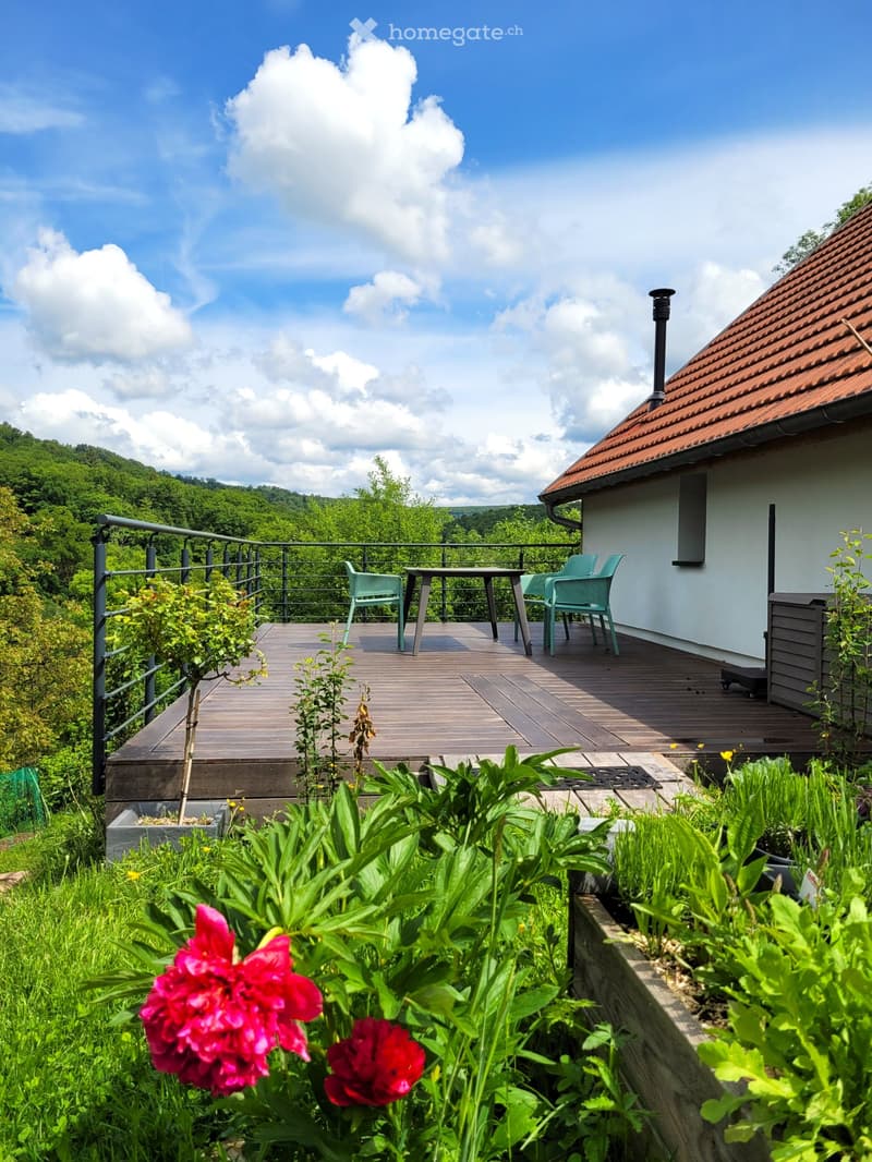 7 Zi-Haus in Belverne 200m2, Chalet m. Garage, 3000m2 Garten (3)