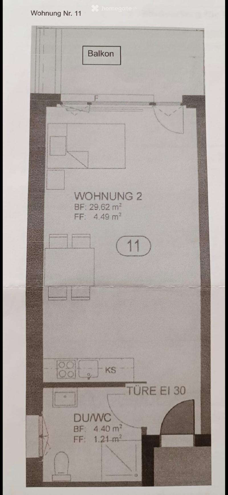 1.5 Zimmer Wohnung (5)