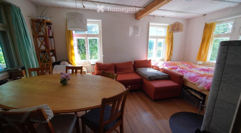 Aussergewöhnliches Einfamilienhaus mit idyllischem Garten (2)