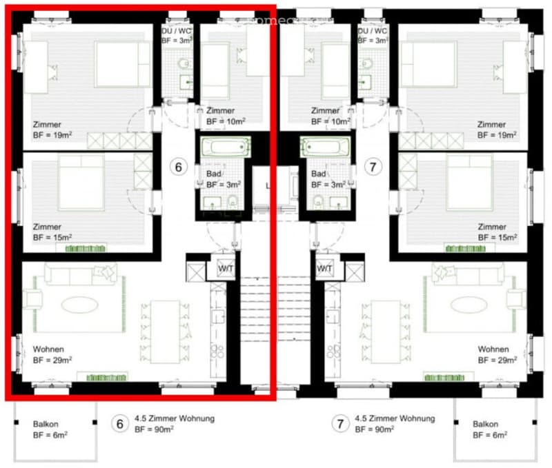 Moderne 4-Zimmerwohnung nähe Hegibachplatz (5)