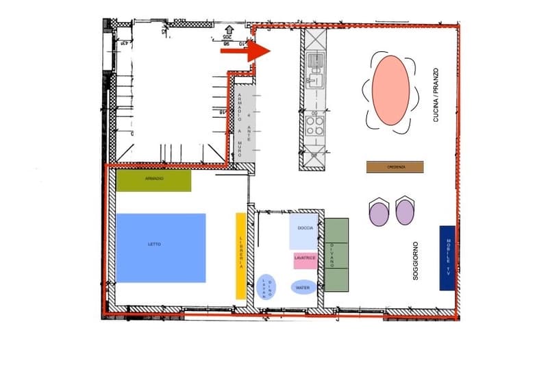 Affittasi appartamento 2 locali - 75 mq (4)