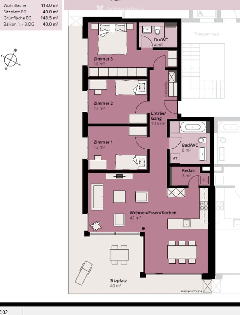 Exklusive 4 ½ - Zimmer-Wohnung mit Eigentumsstandard (5)