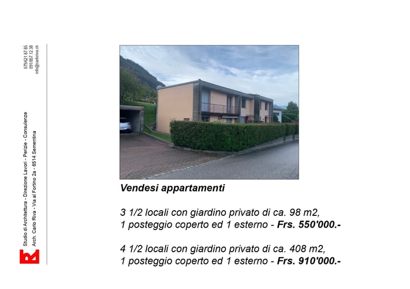 Vendesi appartamento 4 1/2 locali ad Arbedo - 3 1/2 VENDUTO (1)