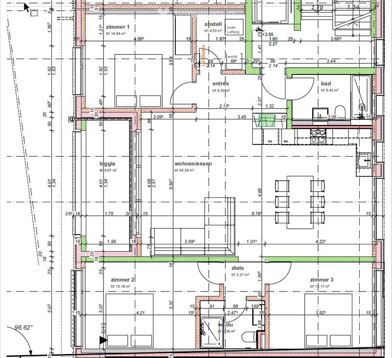 Neubau 4.5 Zimmer Wohnung mit Balkon & Loggia (4)