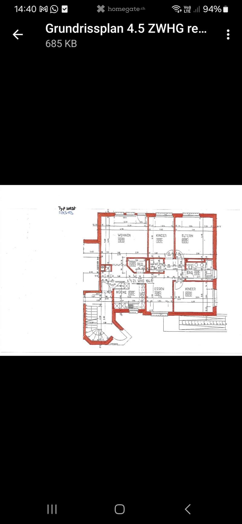 Schöne, grosse 4.5 Zimmer Gartenwohnung (4)