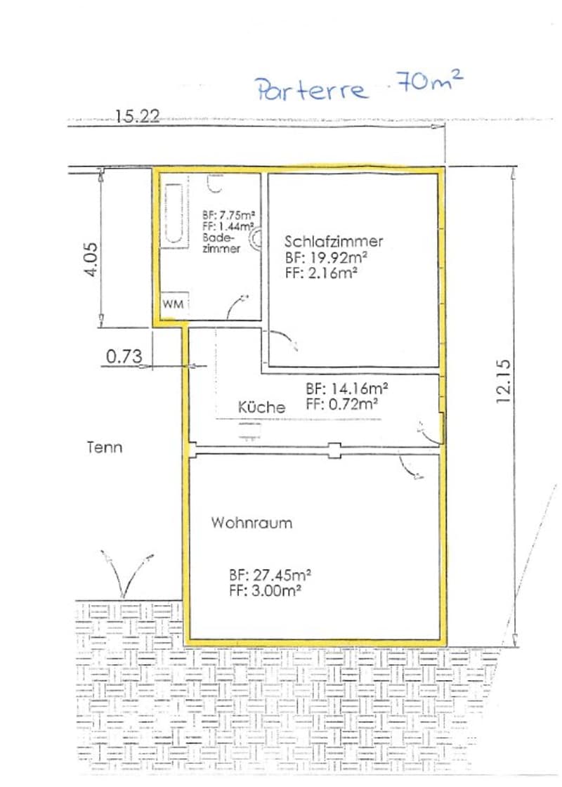 2-Zimmer-Parterrewohnung mit 70m² (5)
