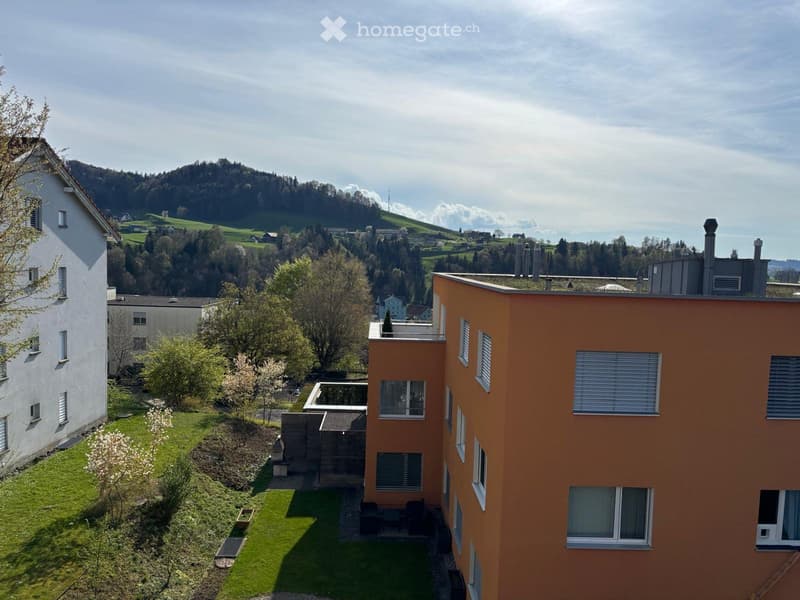 Sonnige 4.5 Zimmer Wohnung mit Weitsicht und 2 TG Plätzen (4)