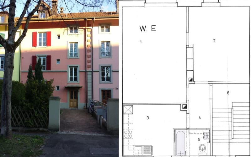 Charmante 2.5-Zi.-WHG / Büro - Nähe Inselspital (1)