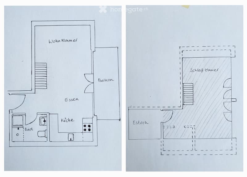 Zu vermieten: schöne 2,5-Zimmer Duplex-Wohnung (5)