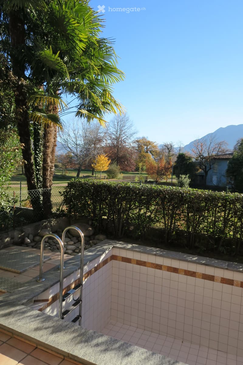 Ascona, seltene Gelegenheit, 4 1/2 ZW mit privatem Pool (1)