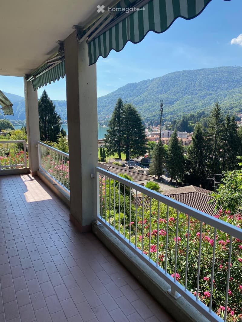 Appartamento 2,5 Ponte Tresa con vista aperta e privacy (5)