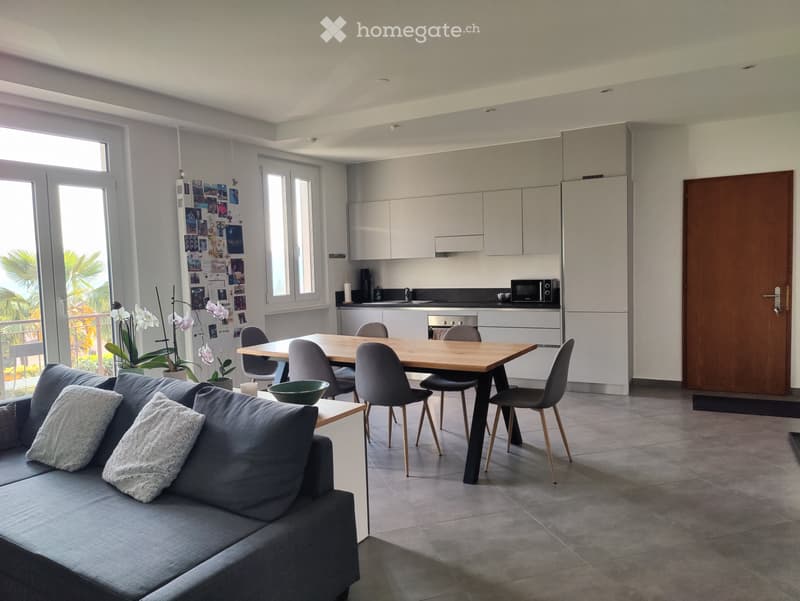 Appartamento 3.5 locali a Davesco casa bifamiliare (5)