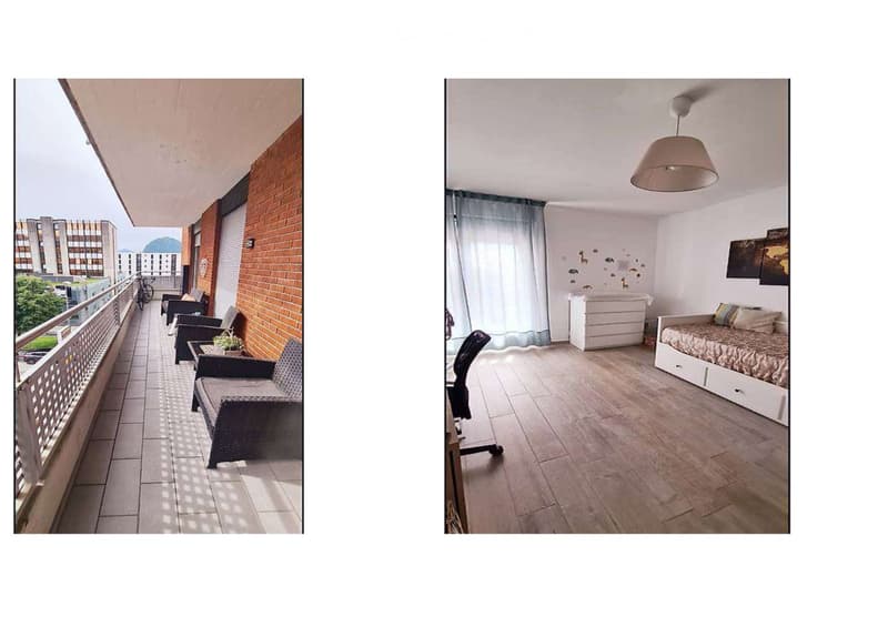 3.5 LOCALI LUMINOSISSIMO CON TERRAZZA E VISTA MONTE BRÈ . (2)