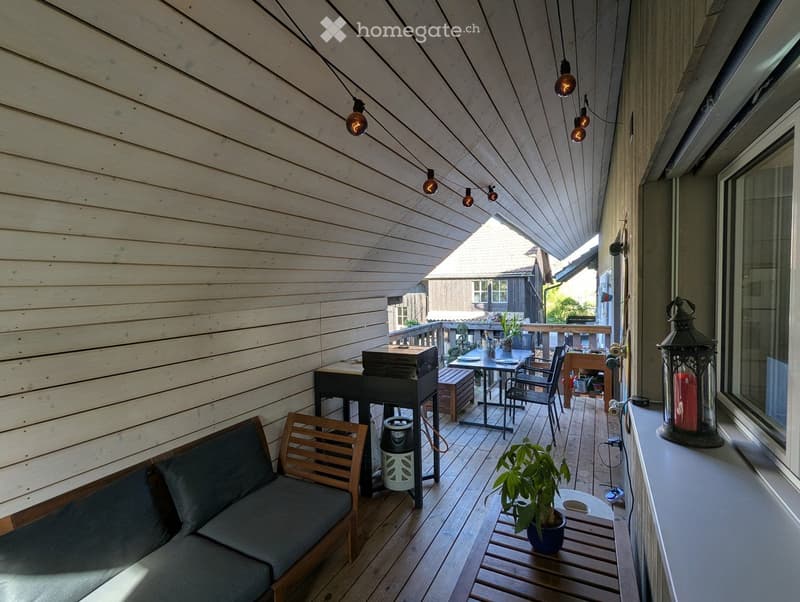 Befristet, möbliert: Grosszügige 5.5-Zimmer-Maisonette (12)
