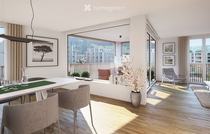 Grosszügige 4.5 Zimmer Wohnung im Mythenhof, Kanton Schwyz (2)